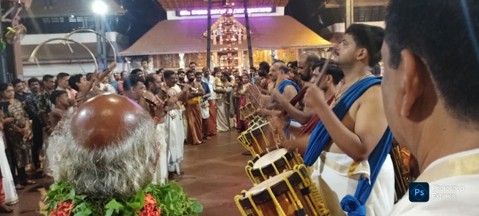 മകര സംക്രമദിനത്തിൽ ഗുരുവായൂരപ്പന് വാദ്യ പ്രതിഭാസേവ; തിരുസന്നിധിയിൽ വാദ്യപ്രതിഭാസേവയുടെ അപൂർവ മുഹൂർത്തങ്ങൾ 1 1000394979