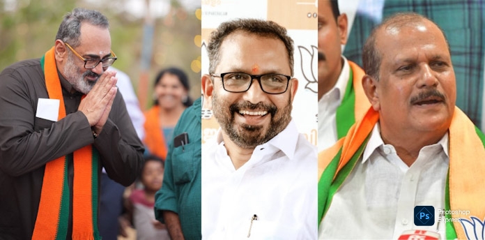 ബിജെപി ആദ്യഘട്ട പട്ടിക പുറത്ത്; നേമത്ത് രാജീവ് ചന്ദ്രശേഖർ, മഞ്ചേശ്വരത്ത് കെ സുരേന്ദ്രൻ, പൂഞ്ഞാറിൽ പി.സി. ജോർജ് — രാഷ്ട്രീയരംഗത്ത് ചൂടേറും 1 1000596457