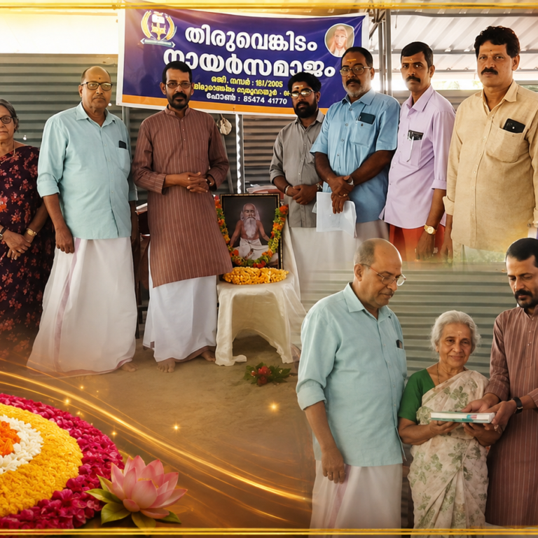 പൊന്നോണം നല്ലോണം; ഗൃഹാതുര സ്മരണകളോടെ ഓണത്തെ വരവേറ്റ് തിരുവെങ്കിടം നായർ സമാജം