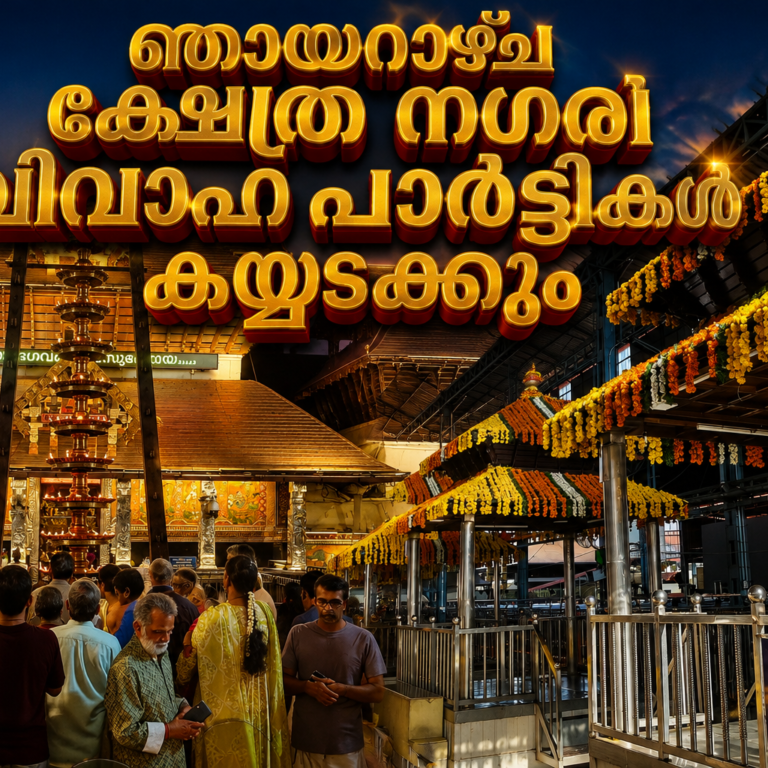 “ഗുരുവായൂരിൽ ഞായറാഴ്ച ‘കല്യാണപ്പൂരം’; 422 വിവാഹങ്ങൾ, ക്ഷേത്രനഗരി കയ്യടക്കും!”