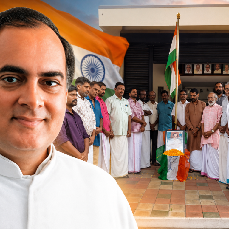 രാജീവ്ഗാന്ധിയെ സ്മരിച്ച് കോൺഗ്രസ്; ഗുരുവായൂരിൽ സദ്ഭാവന ദിനാചരണം
