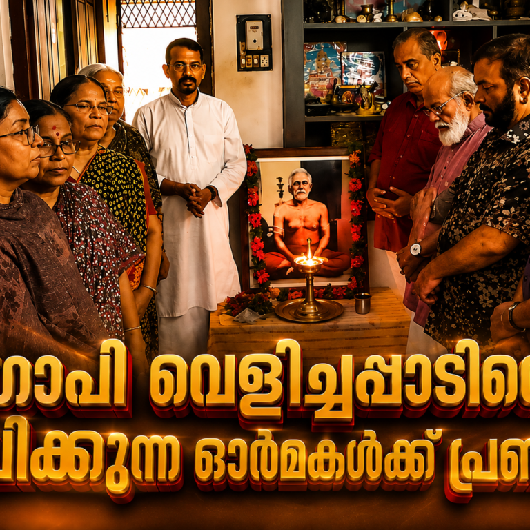 ആത്മീയ പാരമ്പര്യത്തിന്റെ ജ്വലിക്കുന്ന ഓർമ്മകൾക്ക് പ്രണാമം; ഗോപി വെളിച്ചപ്പാടിന്റെ 25-ാം ചരമവാർഷികത്തിൽ സ്മരണാഞ്ജലിയുമായി തിരുവെങ്കിടം പാനയോഗം