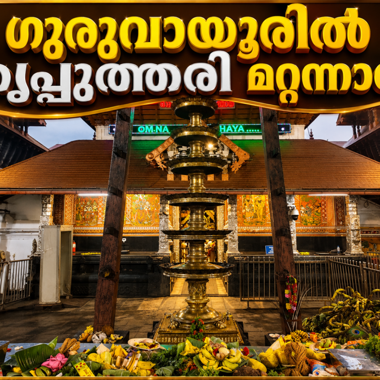 തൃപ്പുത്തരി മറ്റന്നാൾ; ഗുരുവായൂരിൽ 1200 ലിറ്റർ പുത്തരി പായസം ഒരുക്കും