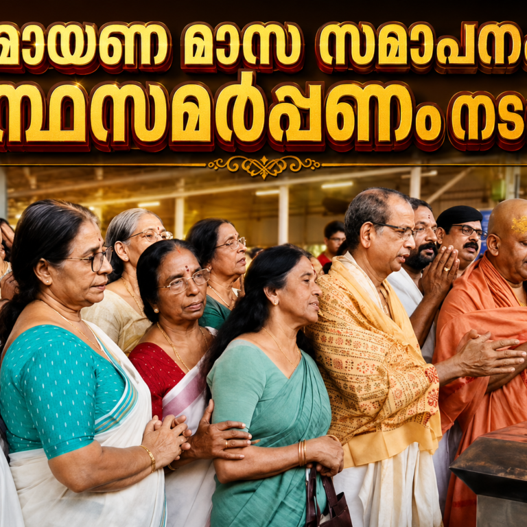 രാമനാമ മുഖരിതമായ 31 ദിനങ്ങൾ; ഗുരുവായൂരിൽ രാമായണ സത്‌സംഗത്തിന് ഭക്തിസാന്ദ്ര സമാപനം