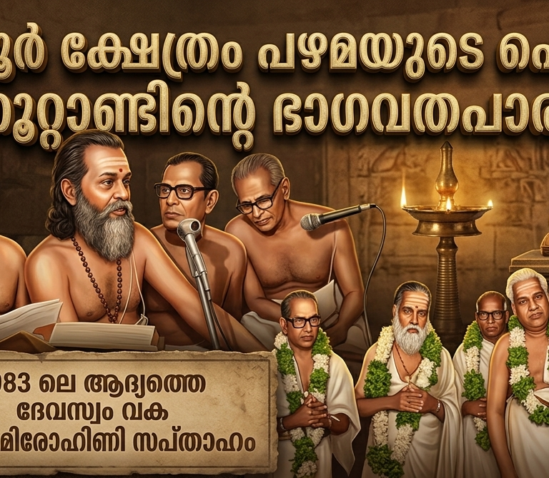 ഗുരുവായൂർ ക്ഷേത്രം പഴമയുടെ പെരുമയിൽ; ഒരു നൂറ്റാണ്ടിന്റെ ഭാഗവതപാരമ്പര്യം