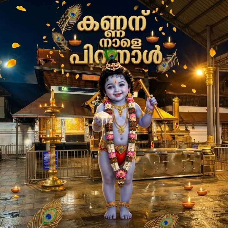 കണ്ണന് നാളെ പിറന്നാൾ; ഗുരുവായൂരിൽ അഷ്ടമിരോഹിണി മഹോത്സവത്തിന് ഒരുക്കങ്ങൾ പൂർത്തിയായി