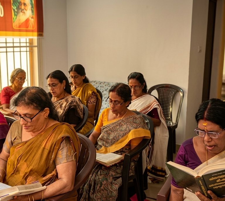 അഷ്ടമി രോഹിണി: സപ്തദിന നാരായണീയ പാരായണത്തിന് ഭക്തിസാന്ദ്രമായ സമാപനം